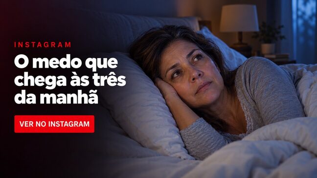 Instagram da semana: o medo que chega às três da manhã